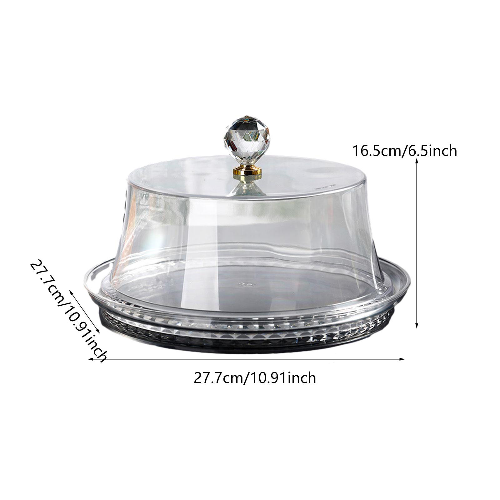 Plastic Dome Clear - Suporte para Bolo com Cúpula Transparente,