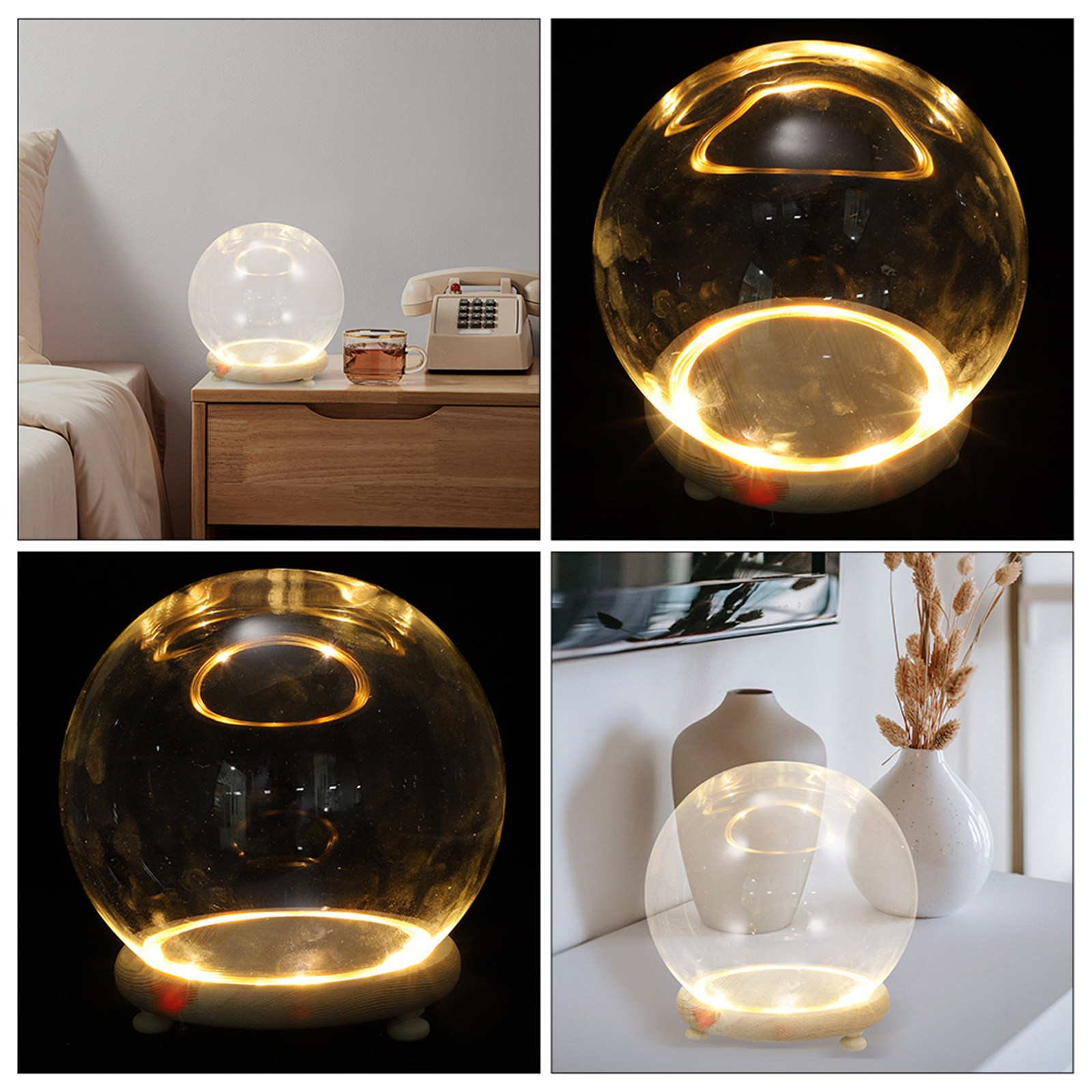 Plastic Dome Clear - Vitrine de Vidro com Base de