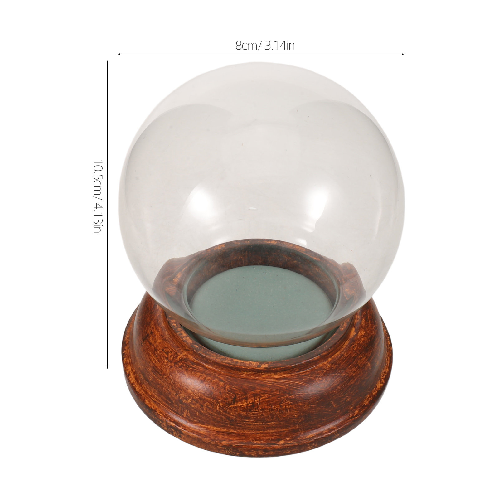 Jarra de globo de neve de vidr - Plastic Dome Clear avaliação e preço