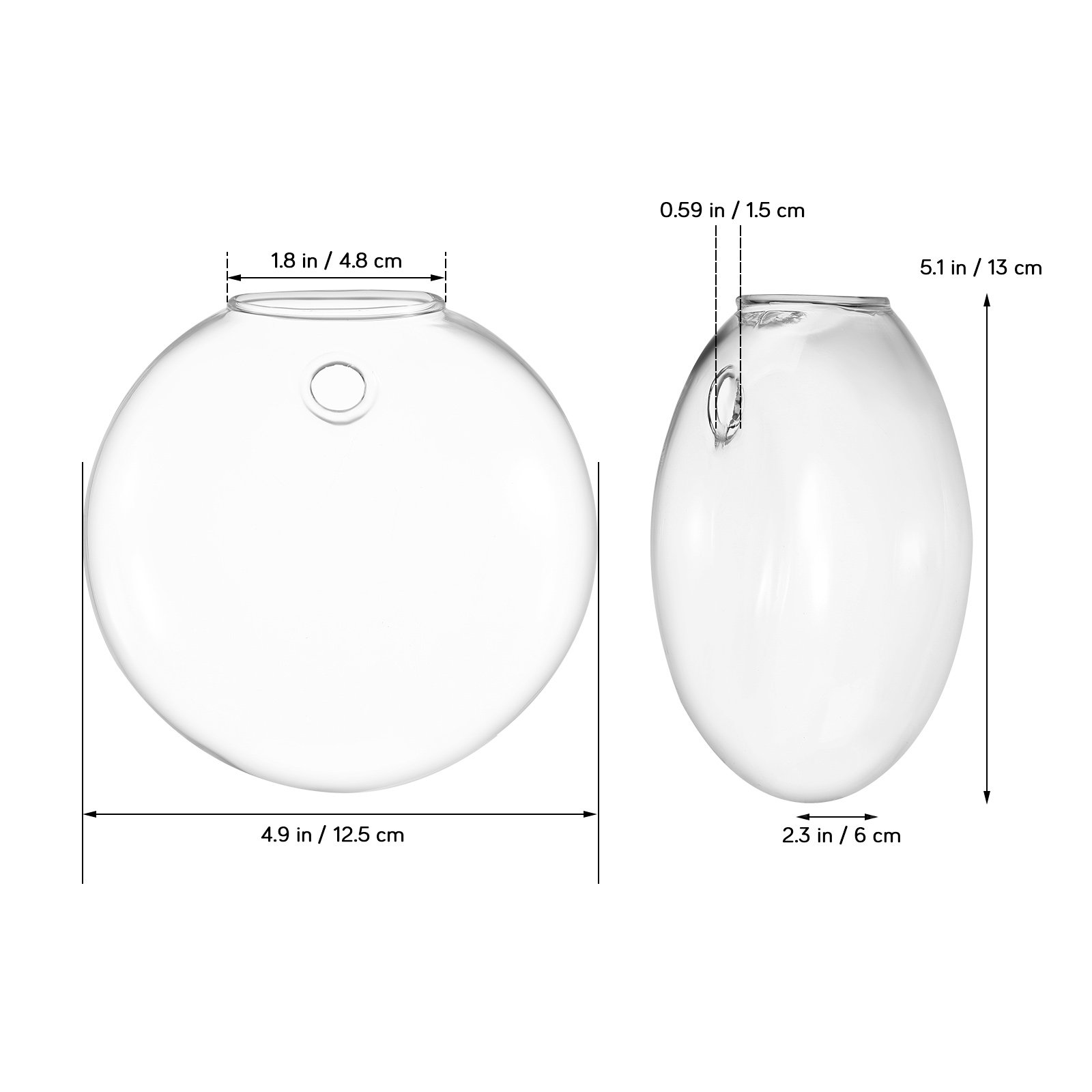 4 vasos de vidro transparentes - Propagation Station Vase avaliação e preço