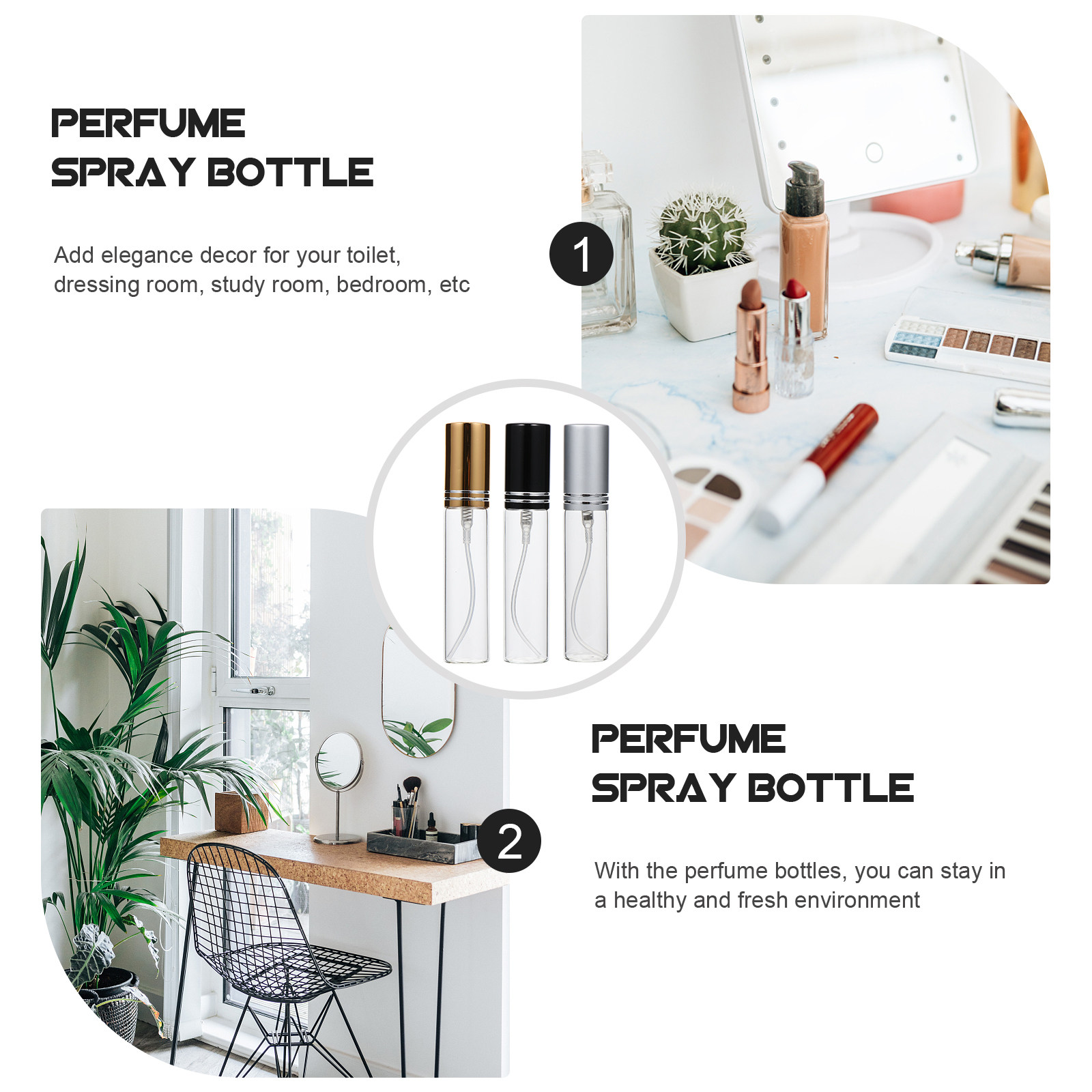 6 Frascos de Spray de Perfume  - Misting Bottle Fine avaliação e preço